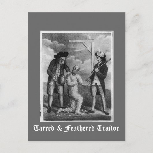 塗炭の屈辱を受けた売国奴 ポストカード (正面)