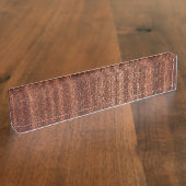 塗装木材 デスクネームプレート (側面)