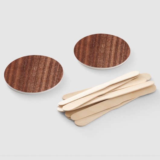 塗装木材 ハンドファン (組立なし)