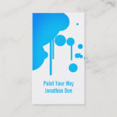 塗装業名刺 名刺 (正面)