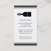 塗装業絵画者用ブラ絵を描シ 名刺 (裏面)