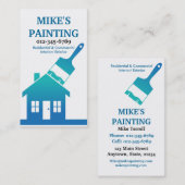 塗装業者の名刺 名刺 (正面/裏面)