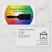 塗装業者の名刺 名刺 (正面/裏面)
