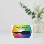 塗装業者の名刺 名刺 (スタンド正面)