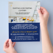 塗装機材・ペンキ屋・装飾屋 チラシ (手)