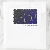 塩で軽い 長方形シール (バッグ)