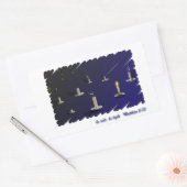 塩で軽い 長方形シール (封筒)