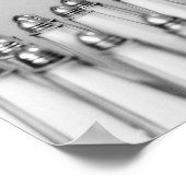 塩とコショウのアート写真 ポスター (角)