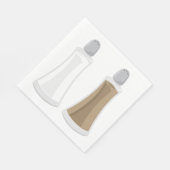 塩とコショウのシェイカー スタンダードランチョンナプキン (角)