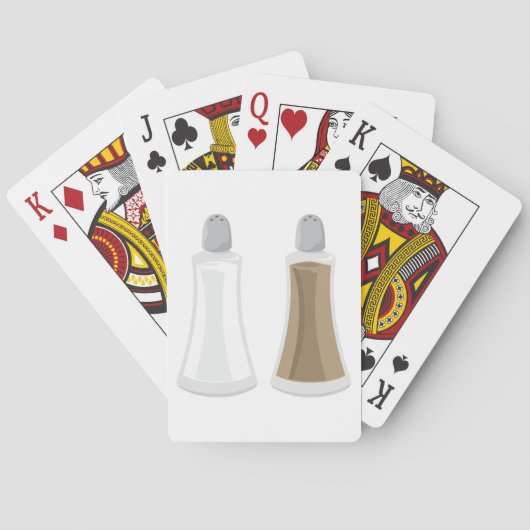 塩とコショウのシェイカー トランプ (裏面)