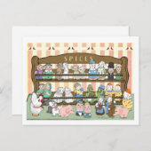 塩とコショウのシェイカー ポストカード (正面/裏面)