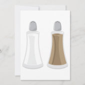 塩とコショウのシェイカー 招待状 (正面)