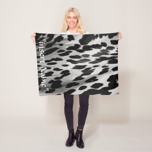 塩とコショウの皮 フリースブランケット (インサイチュ)