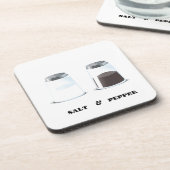 塩とコショウ コースター (左側)