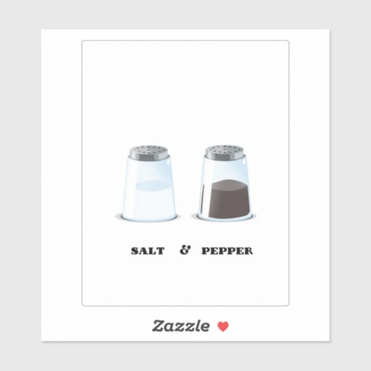 塩とコショウ シール (シート)