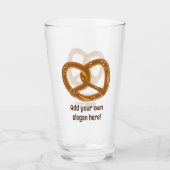 塩とバイエルンブレッドプレッツェル – 追加おもしろい文字 タンブラーグラス (裏面)