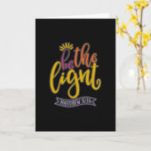 塩と光を含む カード (黄色い花)