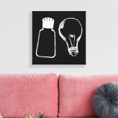 塩と光Be塩バイブル聖句マタイ513-1 キャンバスプリント (インサイチュ (リビング))