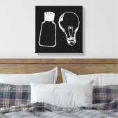 塩と光Be塩バイブル聖句マタイ513-1 キャンバスプリント (インサイチュ (寝室))