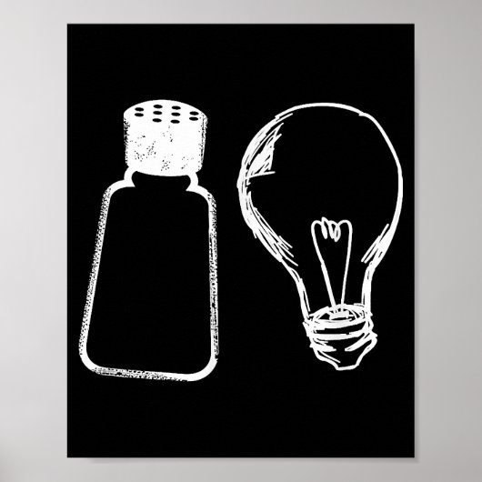 塩と光Be塩バイブル聖句マタイ513-1 ポスター (正面)