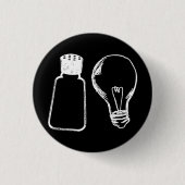 塩と光Be塩バイブル聖句マタイ513-1 缶バッジ (正面)