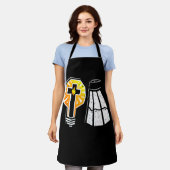 塩と光Be Ye塩バイブル聖句マタイ5 1 エプロン (着用した状態)