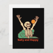 塩と幸せなスケルトン シーズンカード (正面/裏面)