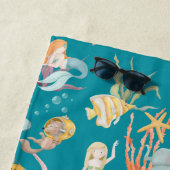 塩と甘い人魚の海キャラクター ビーチタオル (インサイチュ)