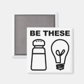 塩と軽いクリスチャン冷蔵庫用マグネット マグネット (正面/裏面)