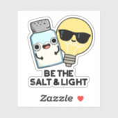 塩と軽いバイブルおもしろいパンだ シール (シート)