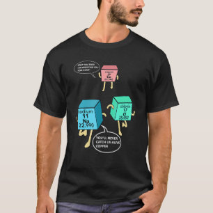 塩と銅警察の化学パン Tシャツ