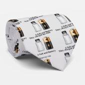 塩と電池の攻撃と電池 ネクタイ (ロール)