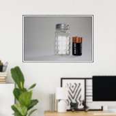 塩と電池 ポスター (ホームオフィス)