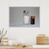 塩と電池 ポスター (キッチン)