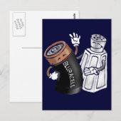 塩と電池 ポストカード (正面/裏面)