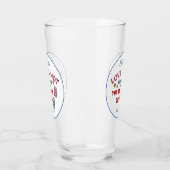 塩に私のコショウ愛ロマンチックなパーソナライズ タンブラーグラス (左)