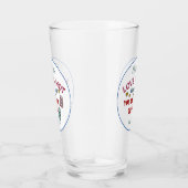 塩に私のコショウ愛ロマンチックなパーソナライズ タンブラーグラス (右)