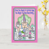 塩のバースデー・カードの穀物 カード (黄色い花)