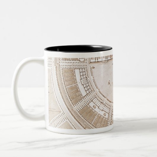 塩の一般的な計画は「理想的なcityではたらきます ツートーンマグカップ (左)