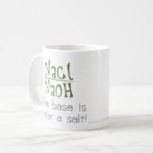 塩の下の基盤 コーヒーマグカップ (正面左)