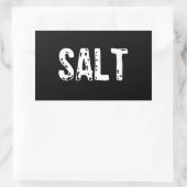 塩の衣装 – 塩とコショウの衣装 長方形シール (バッグ)