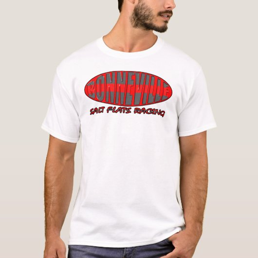 塩のBoneville Wendover平地競走の速度週 Tシャツ (正面)
