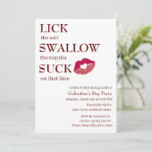 塩をなめてテキーラを飲もう、女友達の日 招待状 (スタンド正面)