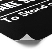 塩を振る – あなたの足(ポット) ポスター (角)