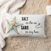 「塩を空気に」枕 ランバークッション (ブランケット)