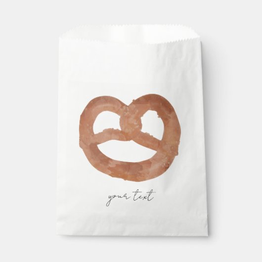 塩ソフトプレッツェルカスタム文字 フェイバーバッグ (正面)