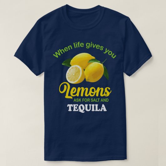 塩テ頼キラレモン用sおもしろい tシャツ (デザイン正面)