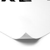 塩パンの塩漬けが悪おもしろいい ポスター (角)