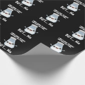 塩パンを作るつもりだったけど、ダークブルーグだ ラッピングペーパー (角)