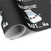 塩パンを作るつもりだったけど、ダークブルーグだ ラッピングペーパー (ロールコーナー)